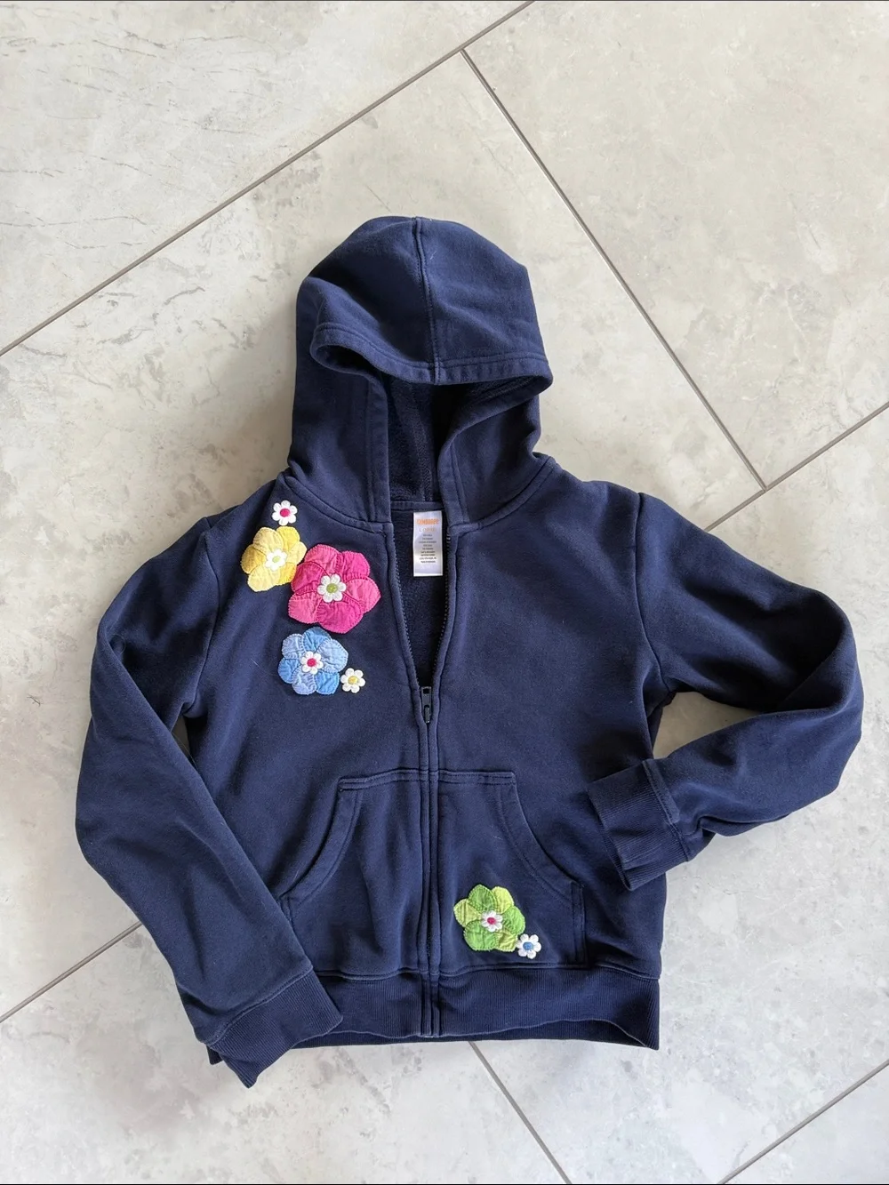 Gymboree Girls 2 piece set, Navy Hooded Sweatshirt & Joggers size 9-10